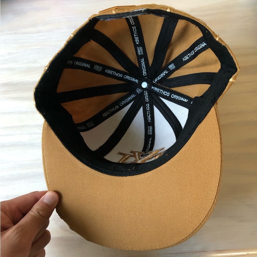 KBETHOS Gold NY New York Embroidered Hip Hop Hat - Picture 15 of 16